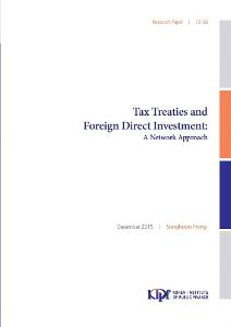 15-06 Tax Treaties and Foreign Direct Investment: A Network Approach cover image